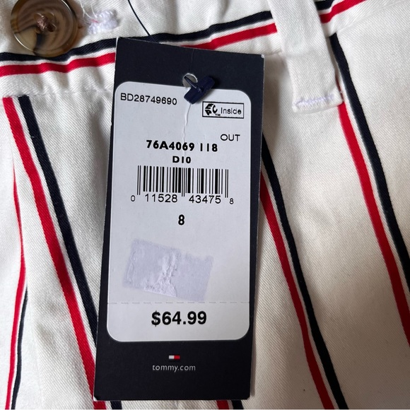 Tommy Hilfiger- Striped Chino Slim Jeans - Picture 9 of 9